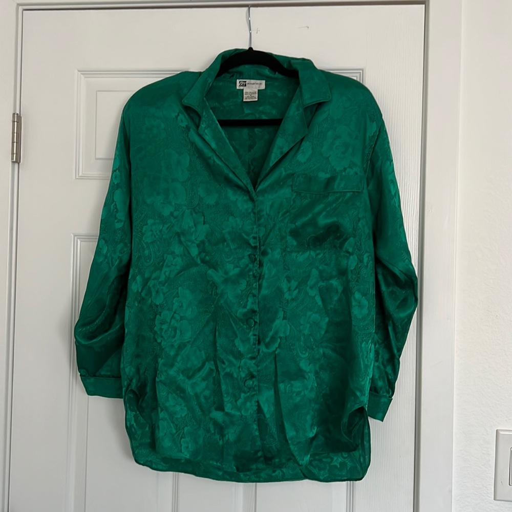 Vintage hunter green Pajamas